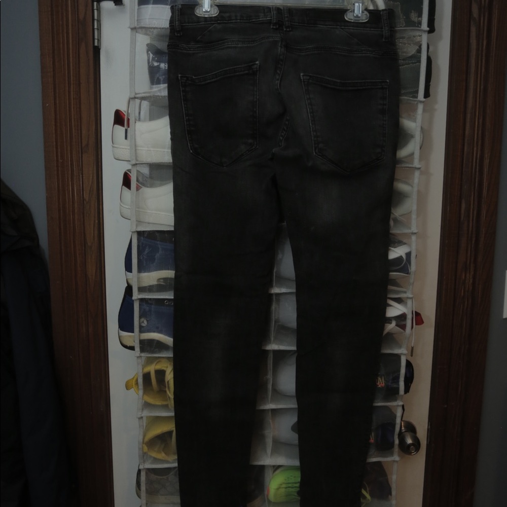 Zara Man Black Skinny Jeans - Picture 2 of 5